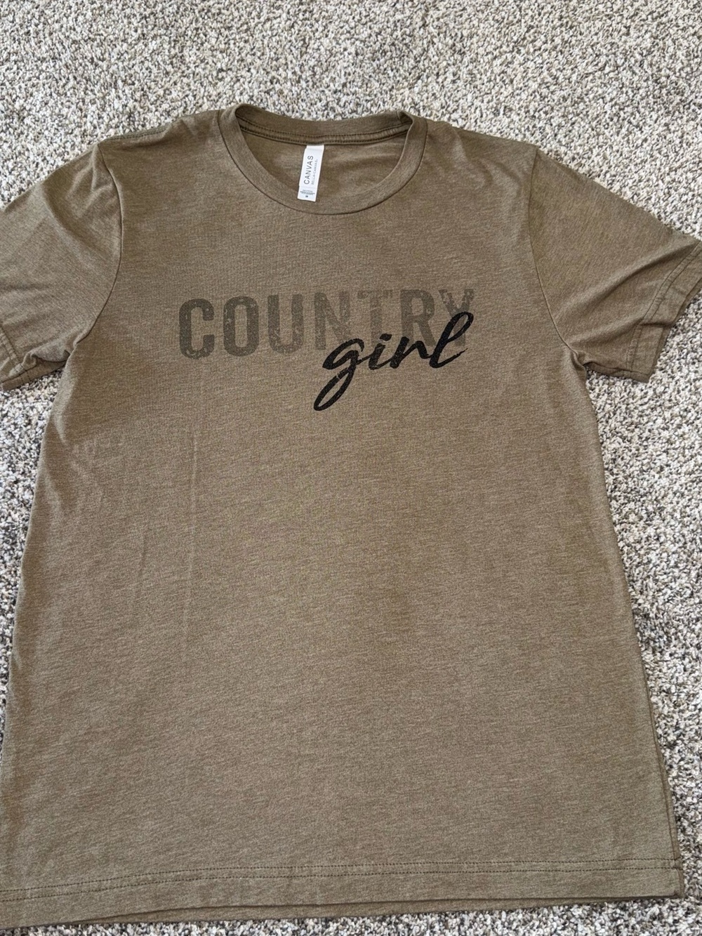 Bella Canvas Tan Crewneck Graphic Tee